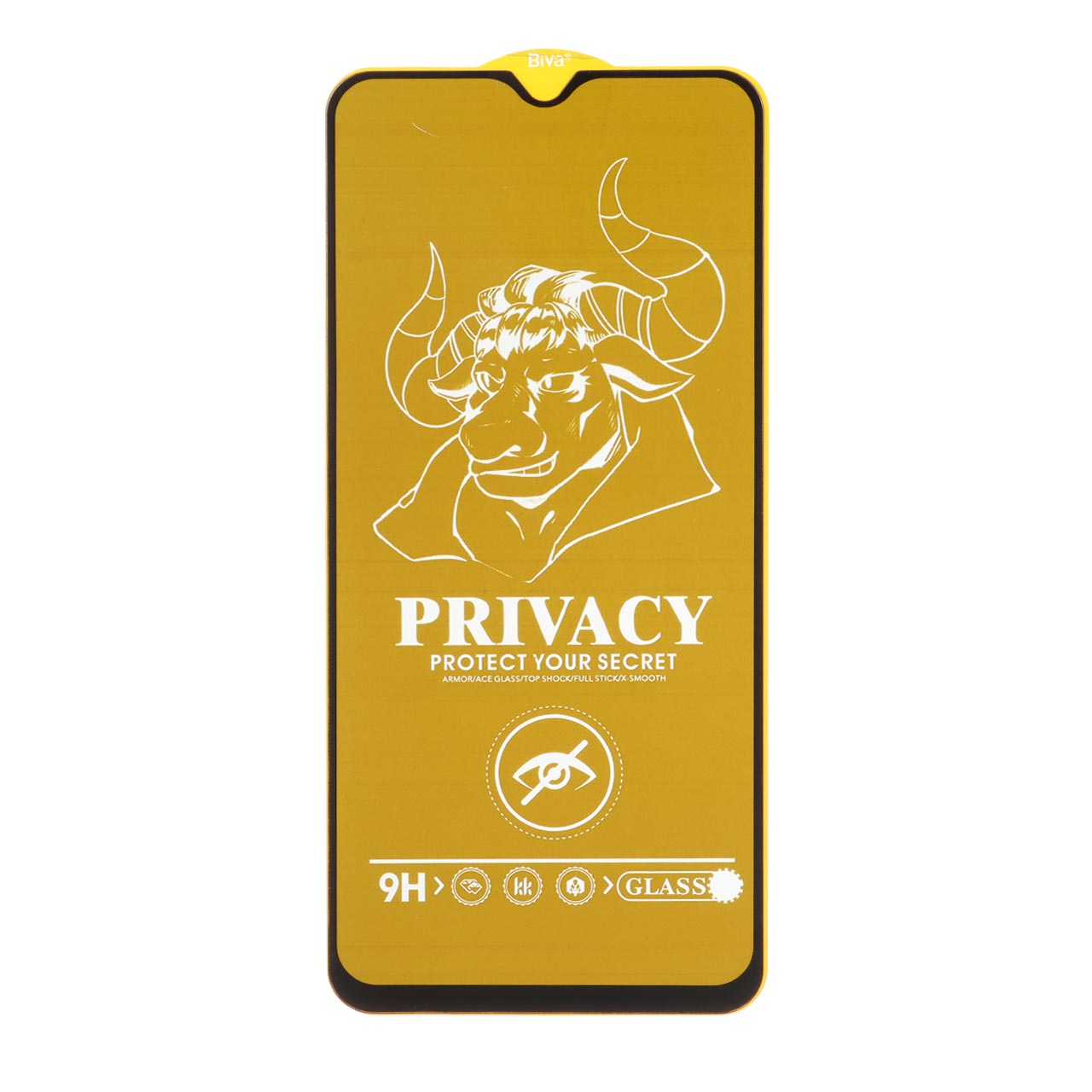 محافظ صفحه نمایش شیشه ای Full Cover Privacy Biva مدل Xiaomi Redmi Note 8 Pro / Poco M3 / Redmi 9T / Note 9 4G
